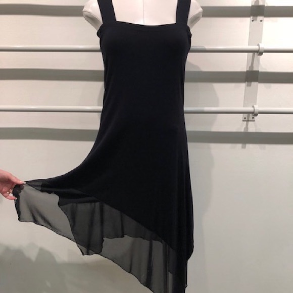 Pavo Sabor Jersey Dress with Chiffon - Picture 2 of 5